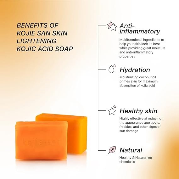 Kojie San Skin Lightening Kojic Acid Soap – 135 g - Image 3