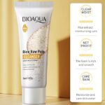 BIOAQUA Rice Raw Pulp Facial Cleanser - Brightening & Moisturizing 100g - Image 4