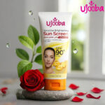 Ujooba Sensitive Brightening Sun Screen SPF90+ Vitamin C - 150ml - Image 3