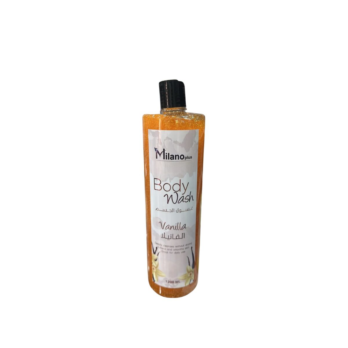 Souqbatul (7) Milano Plus Body Wash Vanilla 1200ml - Image 1