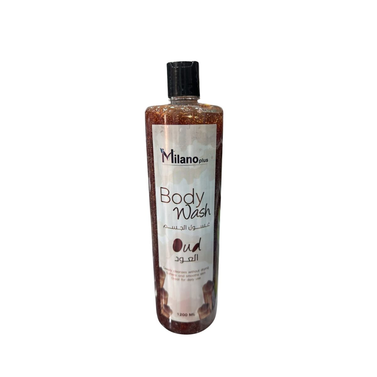 Souqbatul (8) Milano Plus Body Wash Oud 1200ml - Image 1