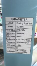 Folding Foot Bath - Image 3